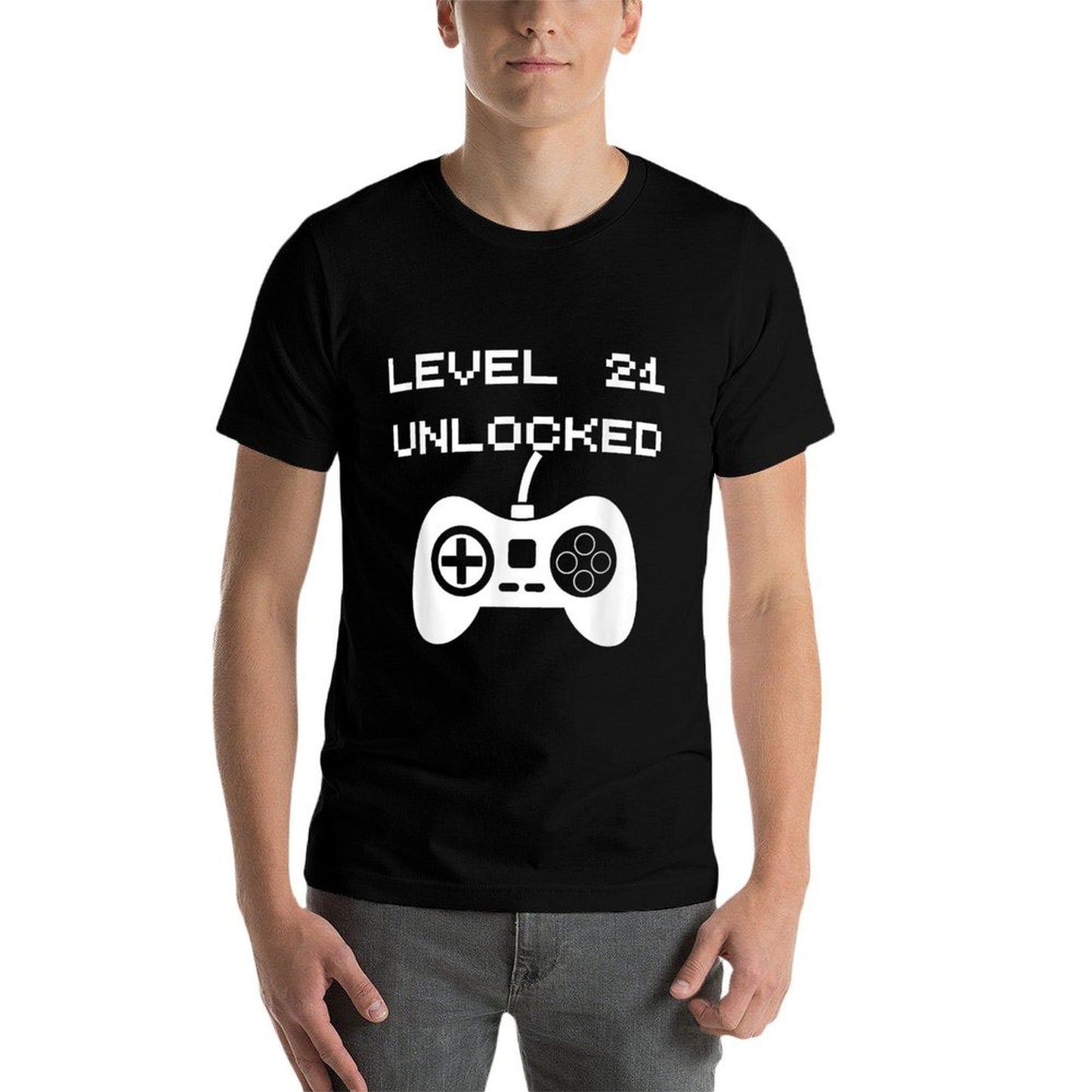 Level 21 Unlocked Gaming - 21st Birthday Gift  Classic T-Shirt