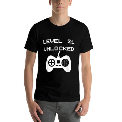 Level 21 Unlocked Gaming - 21st Birthday Gift  Classic T-Shirt