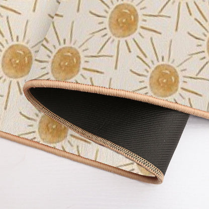 Golden Sun in Beige  Dirt-Trapping Bath Mat