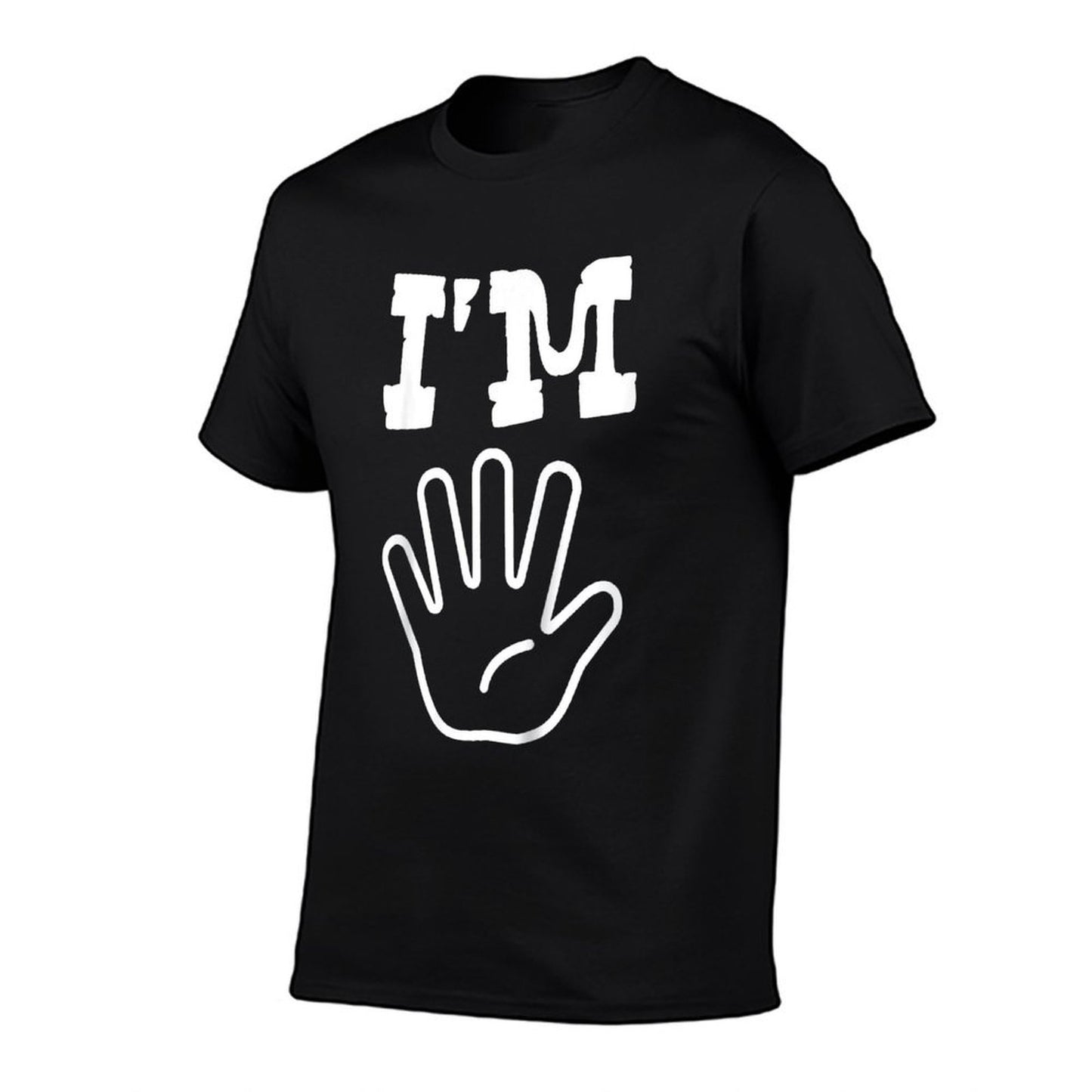 Kids I'm This Many I'm Five Fingers Hand 5th Birthday  Stretchy T-Shirt