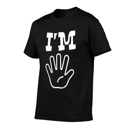 Kids I'm This Many I'm Five Fingers Hand 5th Birthday  Stretchy T-Shirt