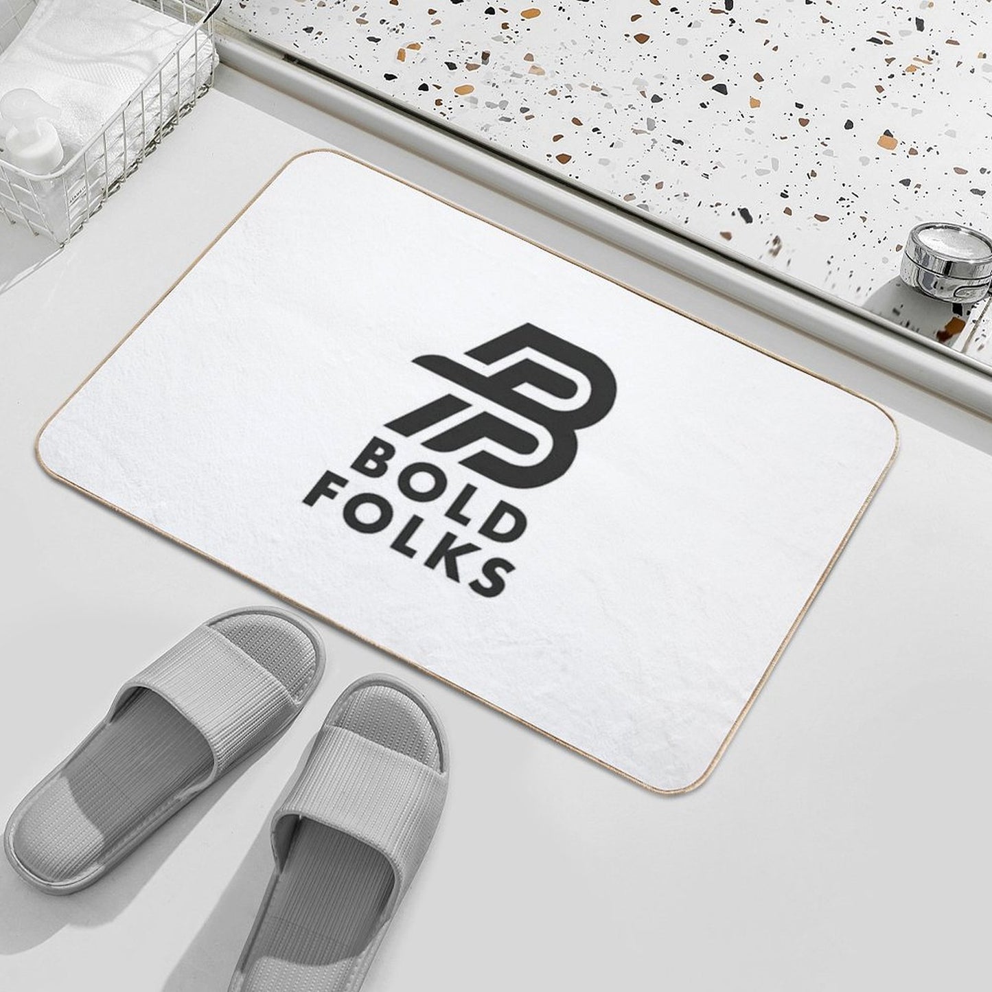 Bold Folks Signature  Repositionable Bath Mat