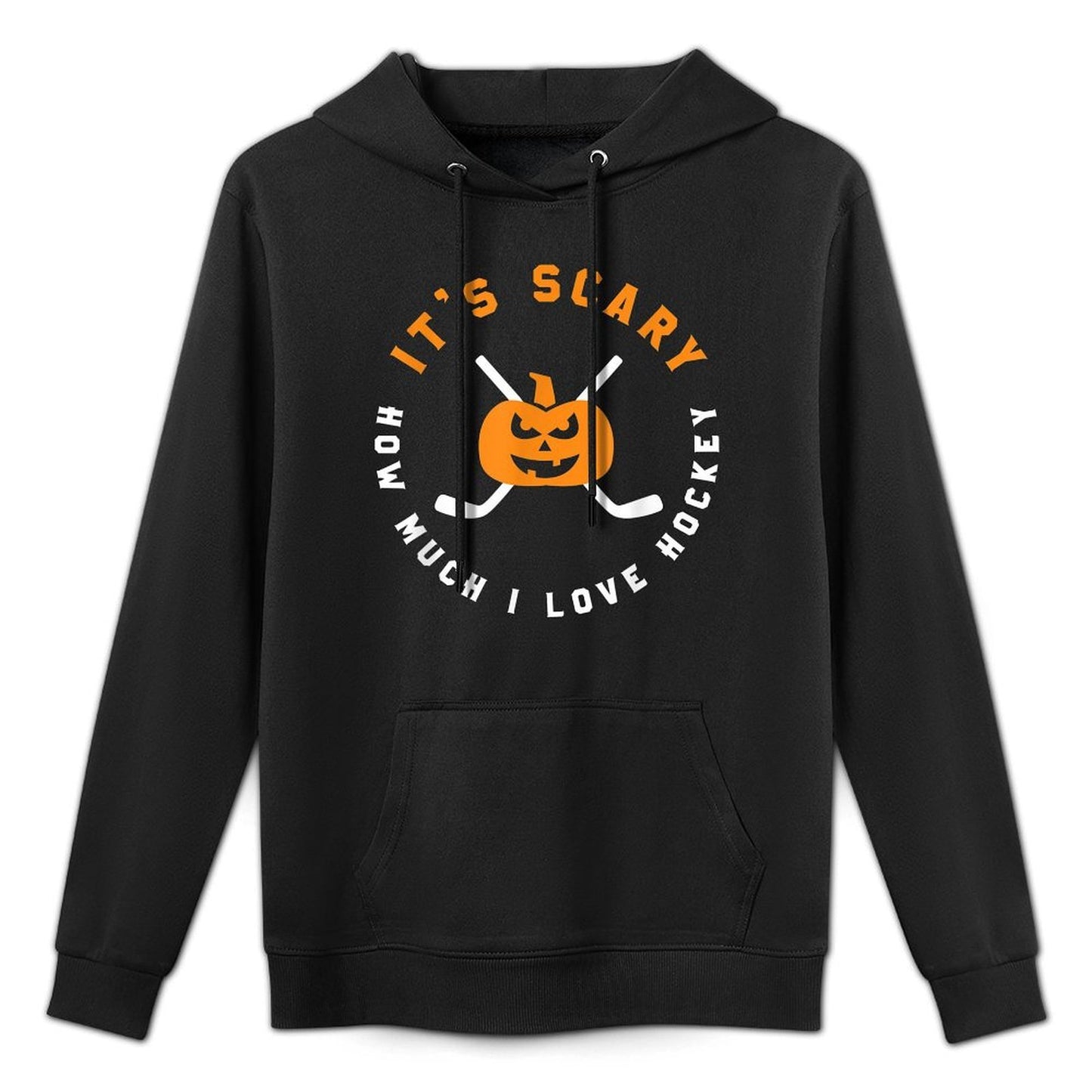 Halloween Hockey Its Scary - Halloween Hockey Unisex Design Hoodie