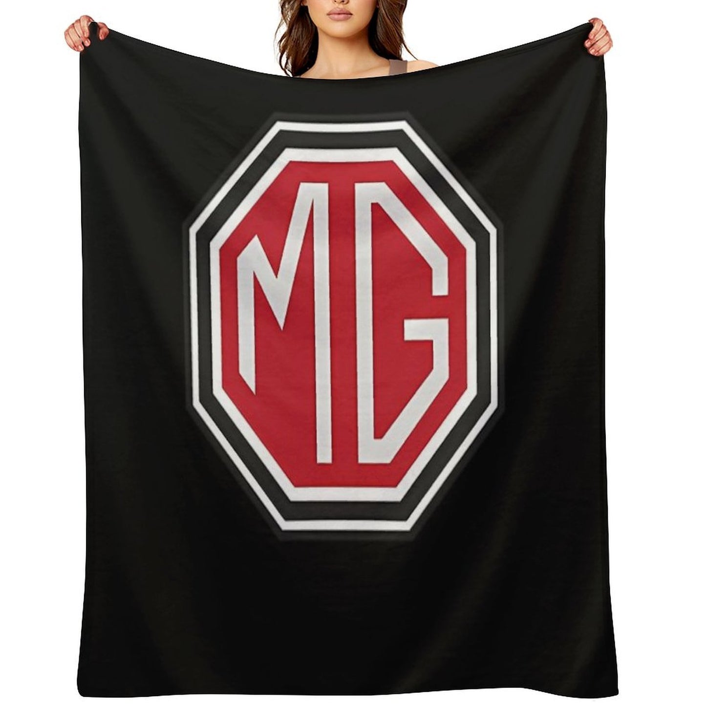 Vintage Mg Logo Sustainable Throw Blanket