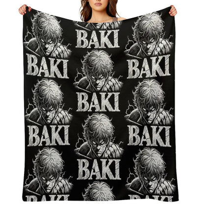 Baki Hanma Versatility Throw Blanket