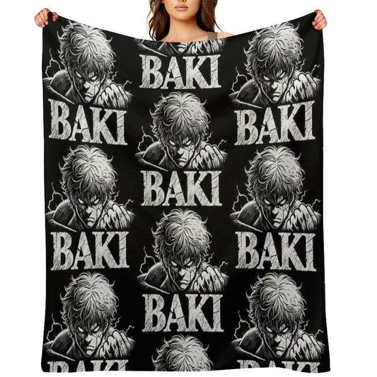 Baki Hanma Versatility Throw Blanket