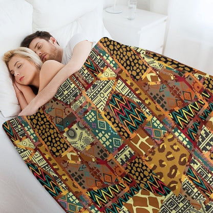 Vintage Quilted Pattern Anti-pilling Throw Blanket