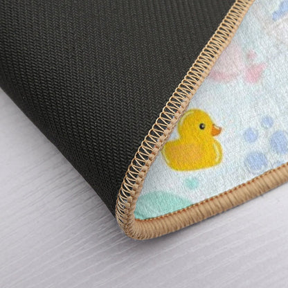 Cute Rubber Ducky Bath Time  Absorbent Bath Mat
