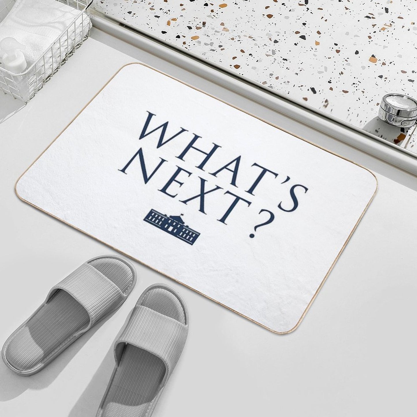 What's Next West Wing  Long-Lasting Bath Mat