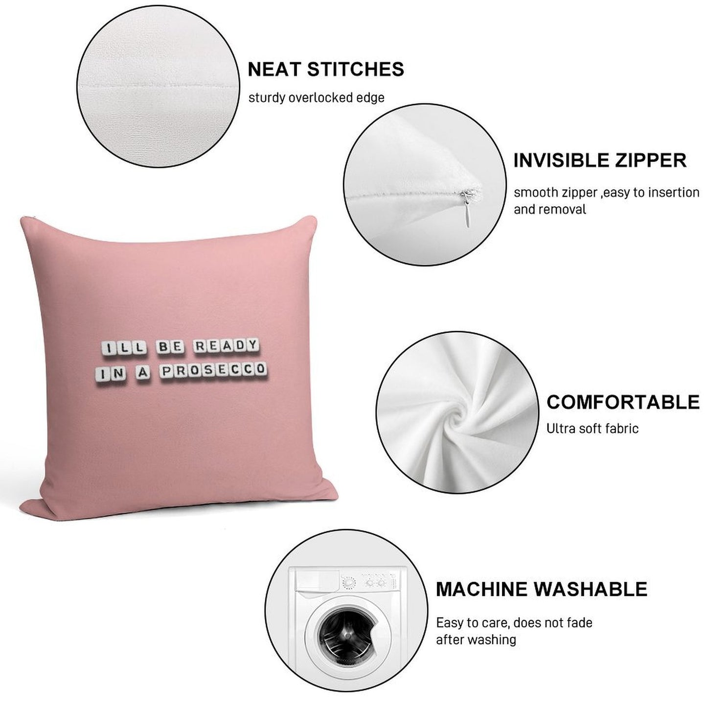 I'll Be Ready Soft Style Accent Throw Pillow