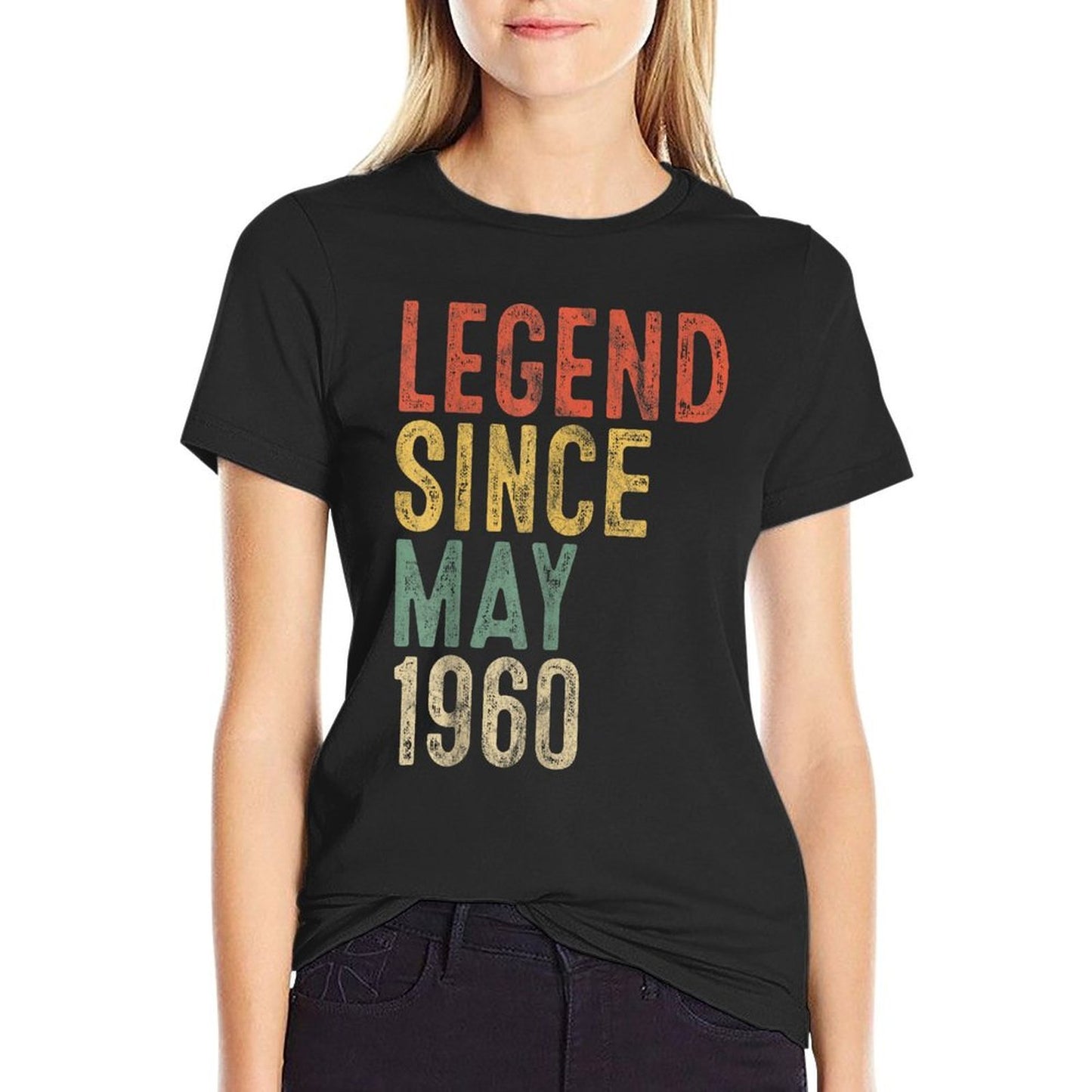 Legend 1960 65th Birthday Gifts for Men Women 65 Year Old  Tagless Design T-Shirt