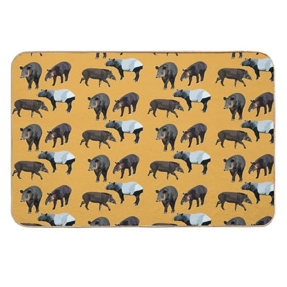 T Is for Tapir  Easy To Clean Bath Mat