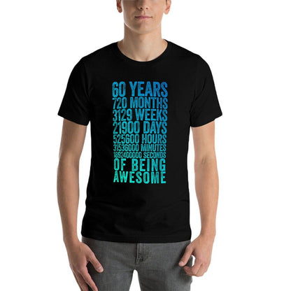 Funny 60th Birthday Old Meter Funny 60 Year Old Gifts  Slim-fit Cut T-Shirt