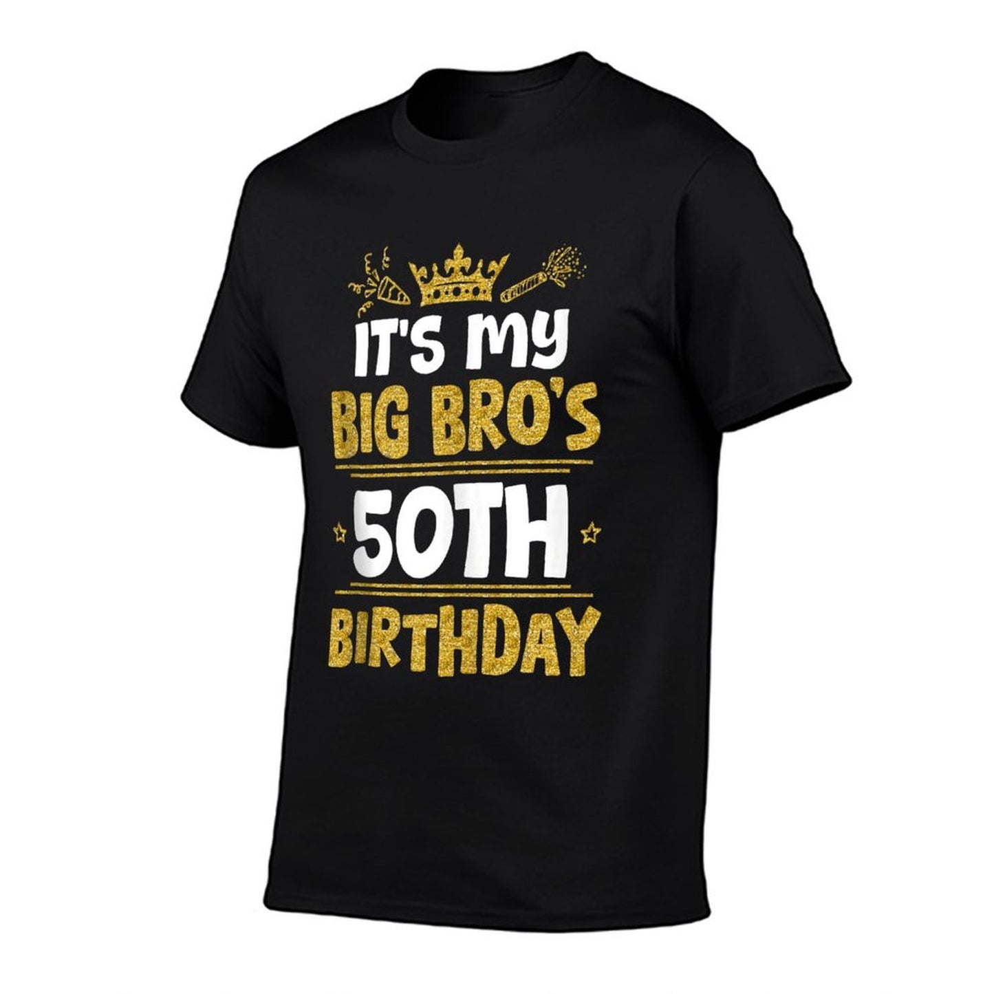 Happy It's My BIG BRO's 50th Birthday 1975 50 Years Old  Summer-ready Fabric T-Shirt