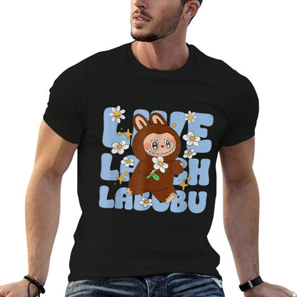 Cute Funny Live Laugh Labubu The Monsters Men Women  Vintage-inspired T-Shirt