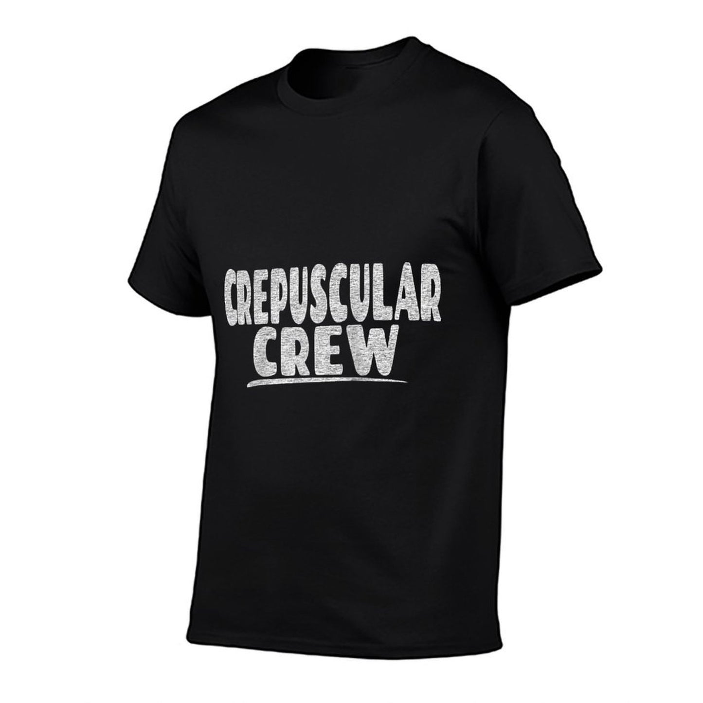 Crepuscular Crew - Most Active At Evening Twilight Raglan Baseball  Rolled Sleeves T-Shirt