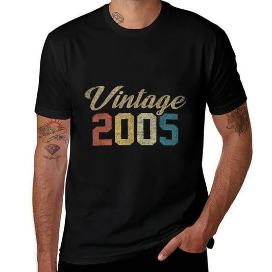 2005 18th Birthday - Happy 18th Birthday Vintage  Eco-friendly Material T-Shirt