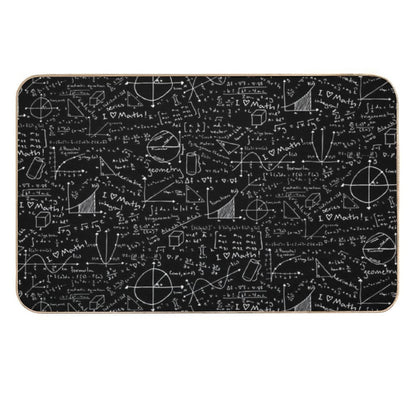 Math Lessons  Stain-Proof Bath Mat