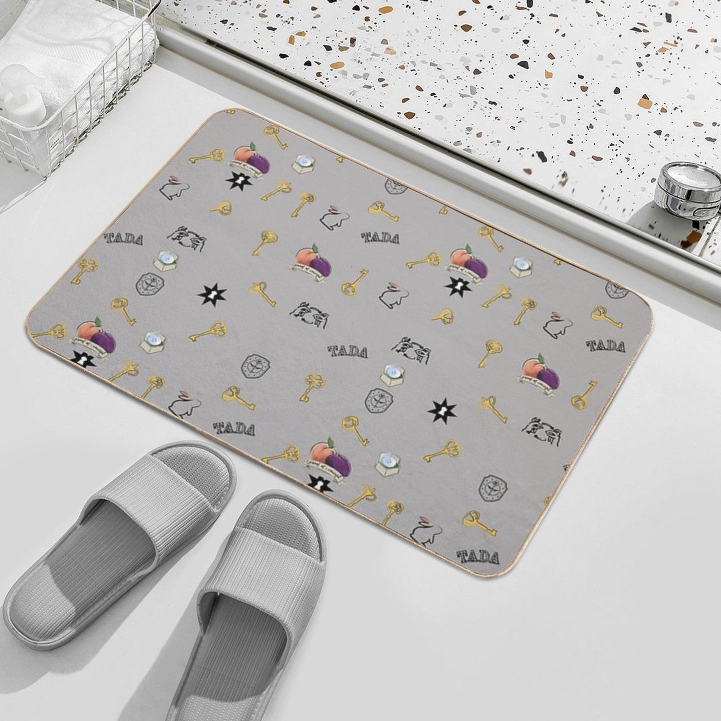 The Magicians Patern  Absorbent Bath Mat