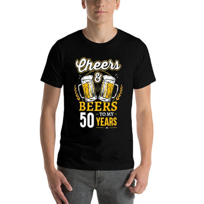 Cheers And Beers To My 50 Years 50th Birthday Premium  Classic T-Shirt