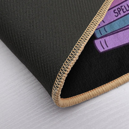 Feline Familiar  Black  Nikury  Anti-Trip Bath Mat