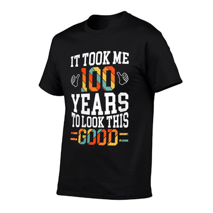 Womens 100 Years Old 100th Birthday Design Took Me 100th Birthday  Trendy Pattern T-Shirt