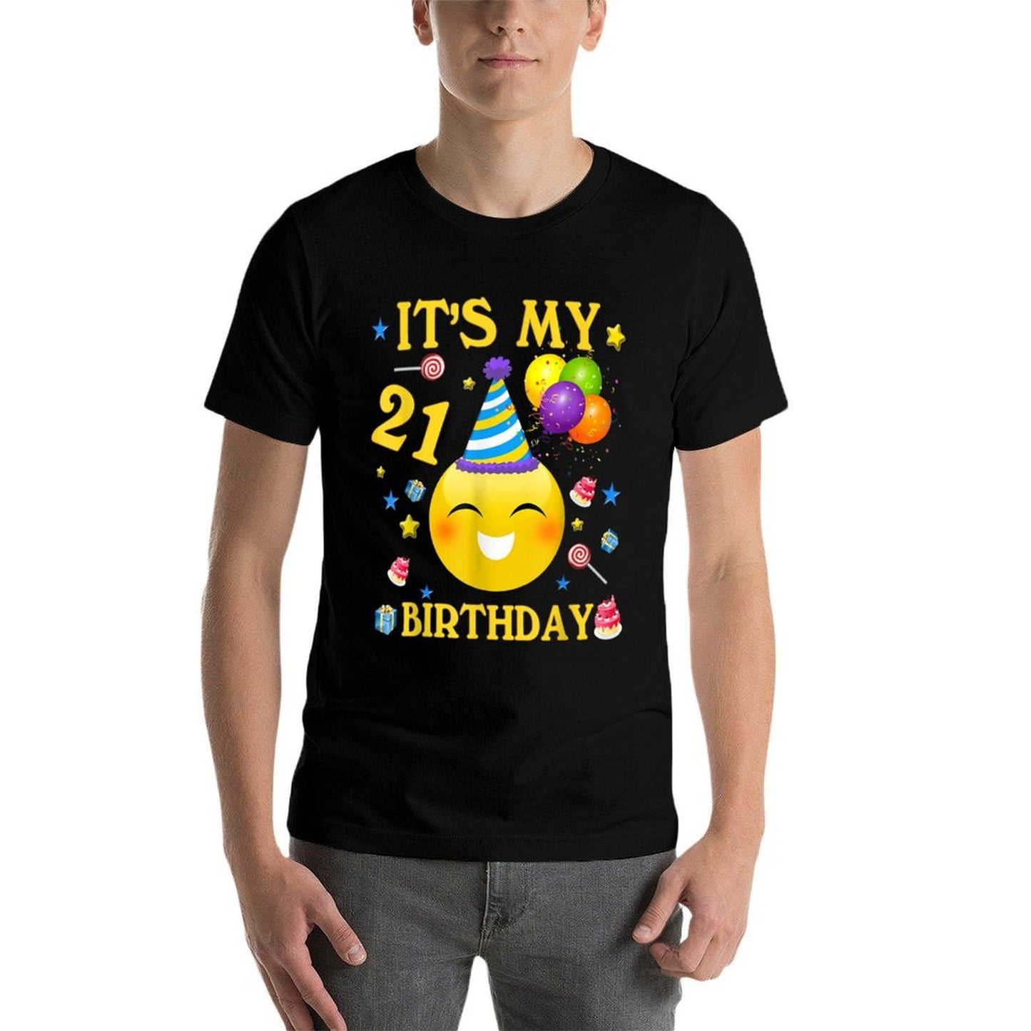 Funny It's My 21st Birthday Gift 21 Years Old 21st Comfortable T-Shirt