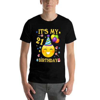 Funny It's My 21st Birthday Gift 21 Years Old 21st Comfortable T-Shirt