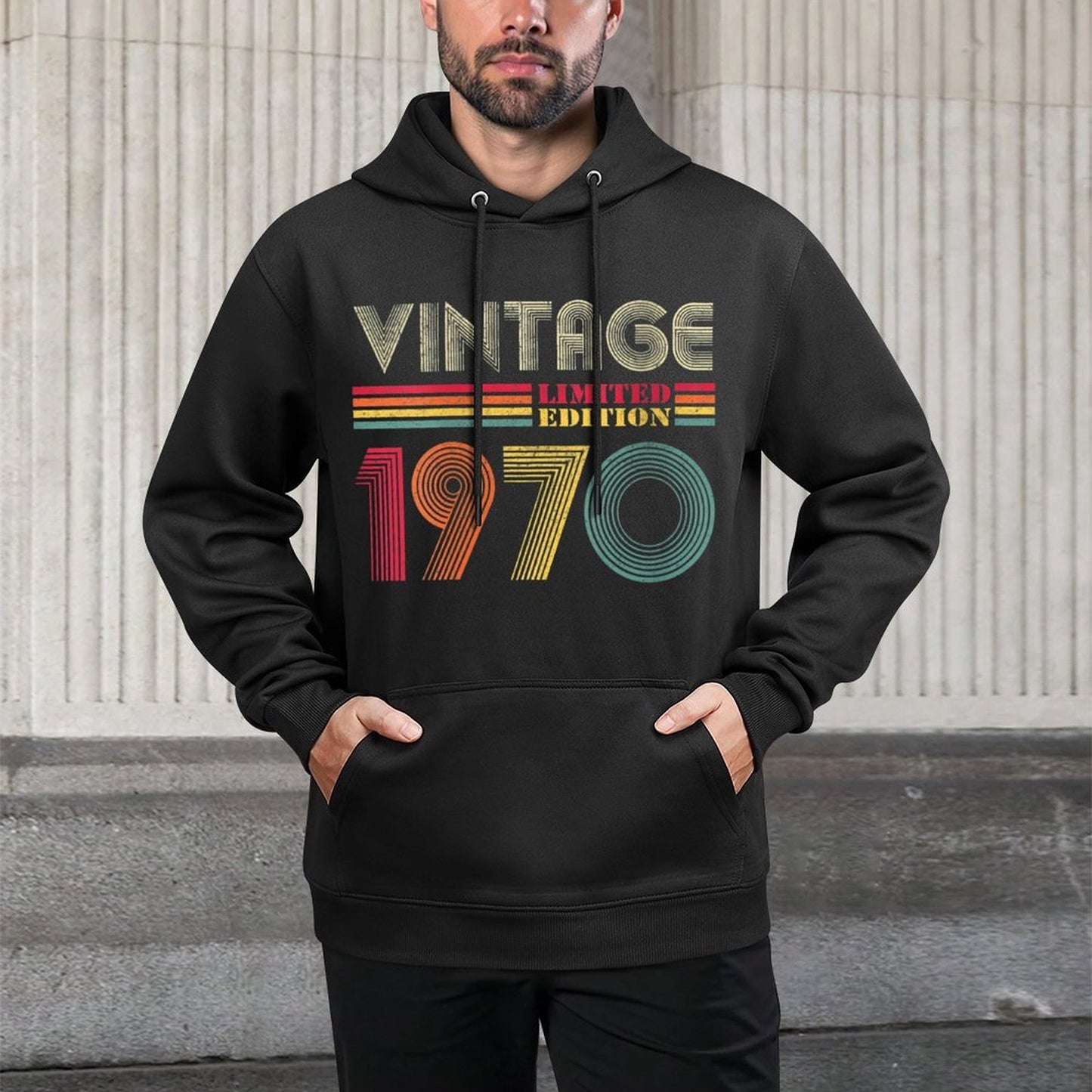 Womens Vintage 1970 Limited Edition Gift 50th Birthday Easy Care Hoodie