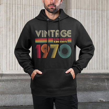 Womens Vintage 1970 Limited Edition Gift 50th Birthday Easy Care Hoodie