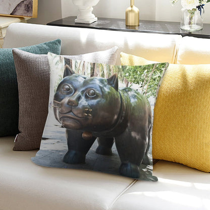 Fat Cat Soft Reinforced Edging Throw Pillow