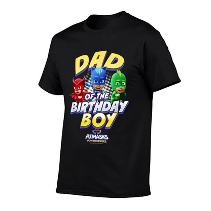 PJ Masks Group Shot Dad Of The Birthday Boy Logo  Relaxed-fit T-Shirt