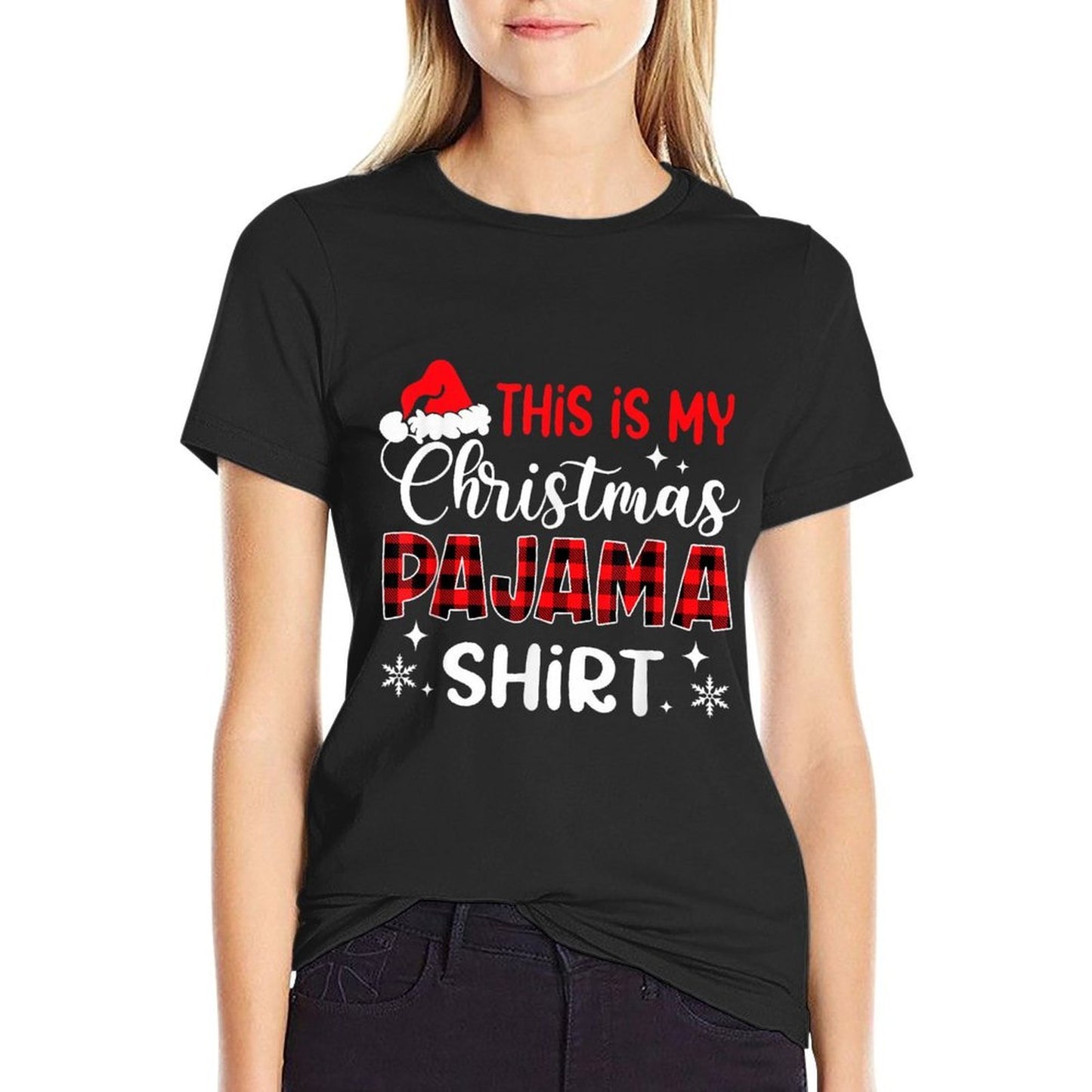 This Is My Christmas Pajama Funny Xmas PJs Men Women  Odor-resistant T-Shirt
