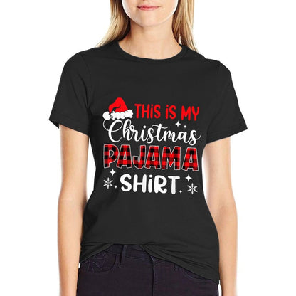 This Is My Christmas Pajama Funny Xmas PJs Men Women  Odor-resistant T-Shirt