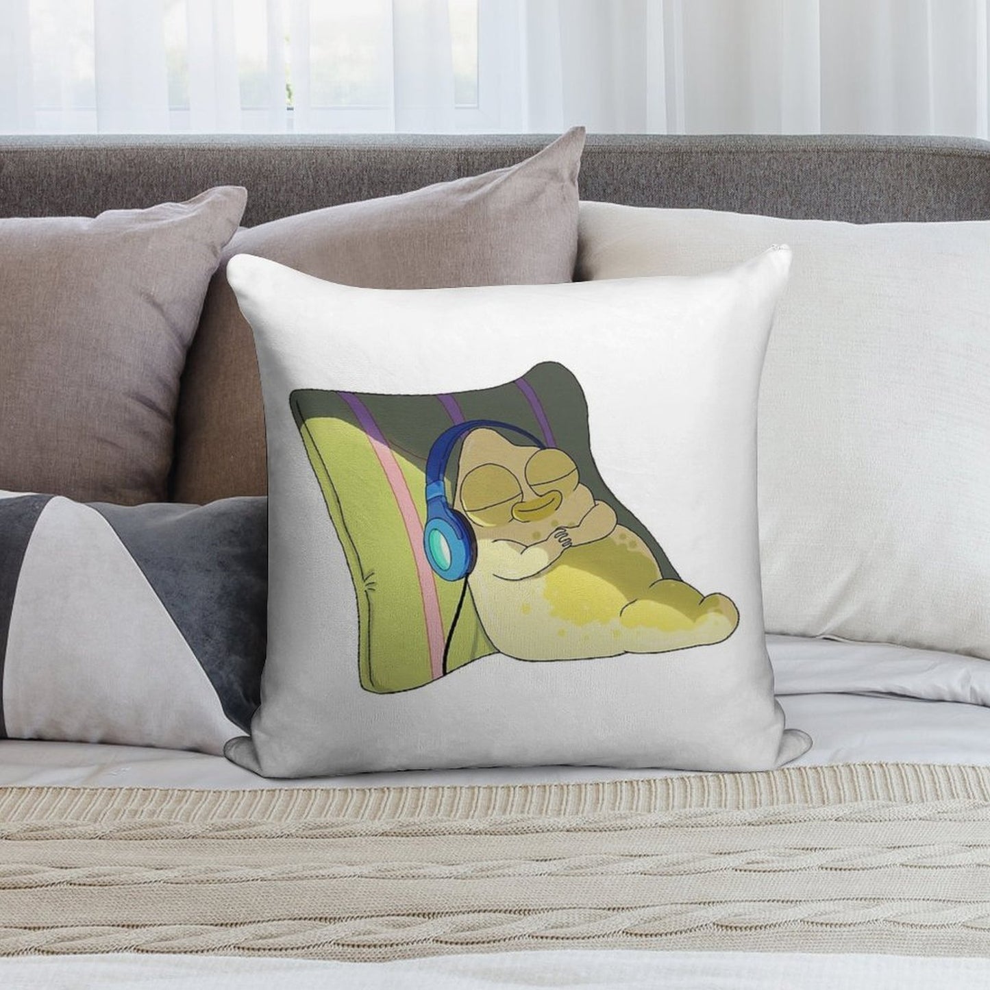 Solar Opposites Pupa Soft Bedroom Essential Throw Pillow