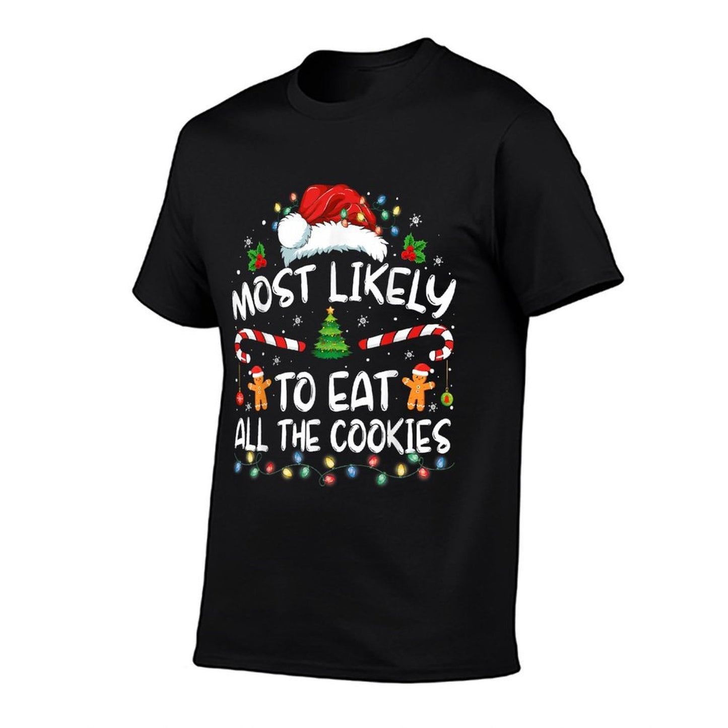 Most Likely To Eat All The Cookies Family Matching Christmas  Classic T-Shirt