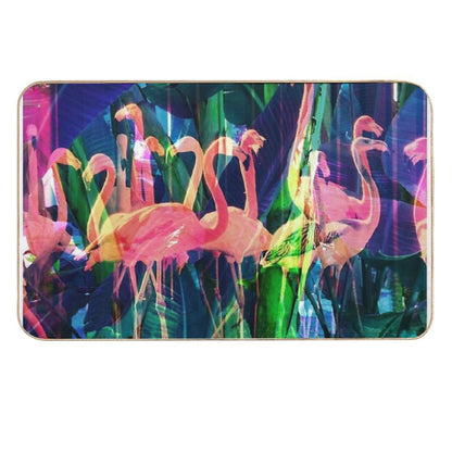 Flamingo Dance  Rapid-Drying Bath Mat