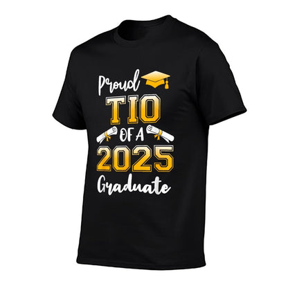 Funny Proud Tio of A Class of 2025 Graduate  Rolled Sleeves T-Shirt