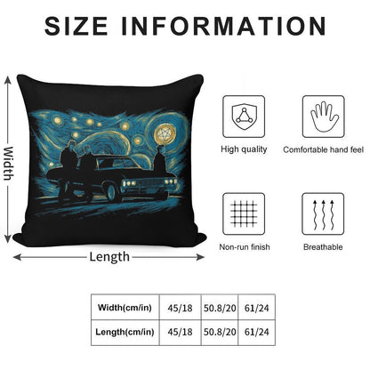 Supernatural Night Soft Decorative Cover Throw Pillow