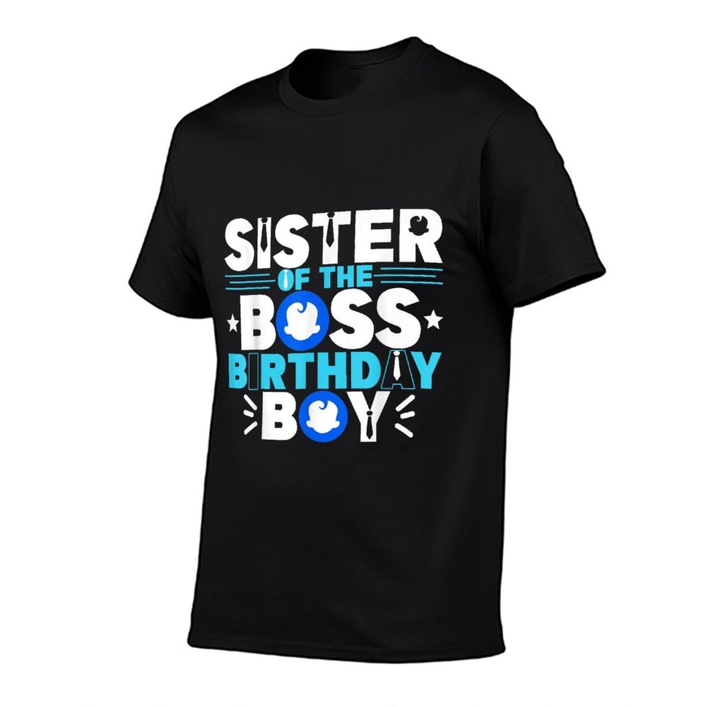 Sister Of The Boss Birthday Boy Baby Decor Family Matching  Moisture-wicking T-Shirt