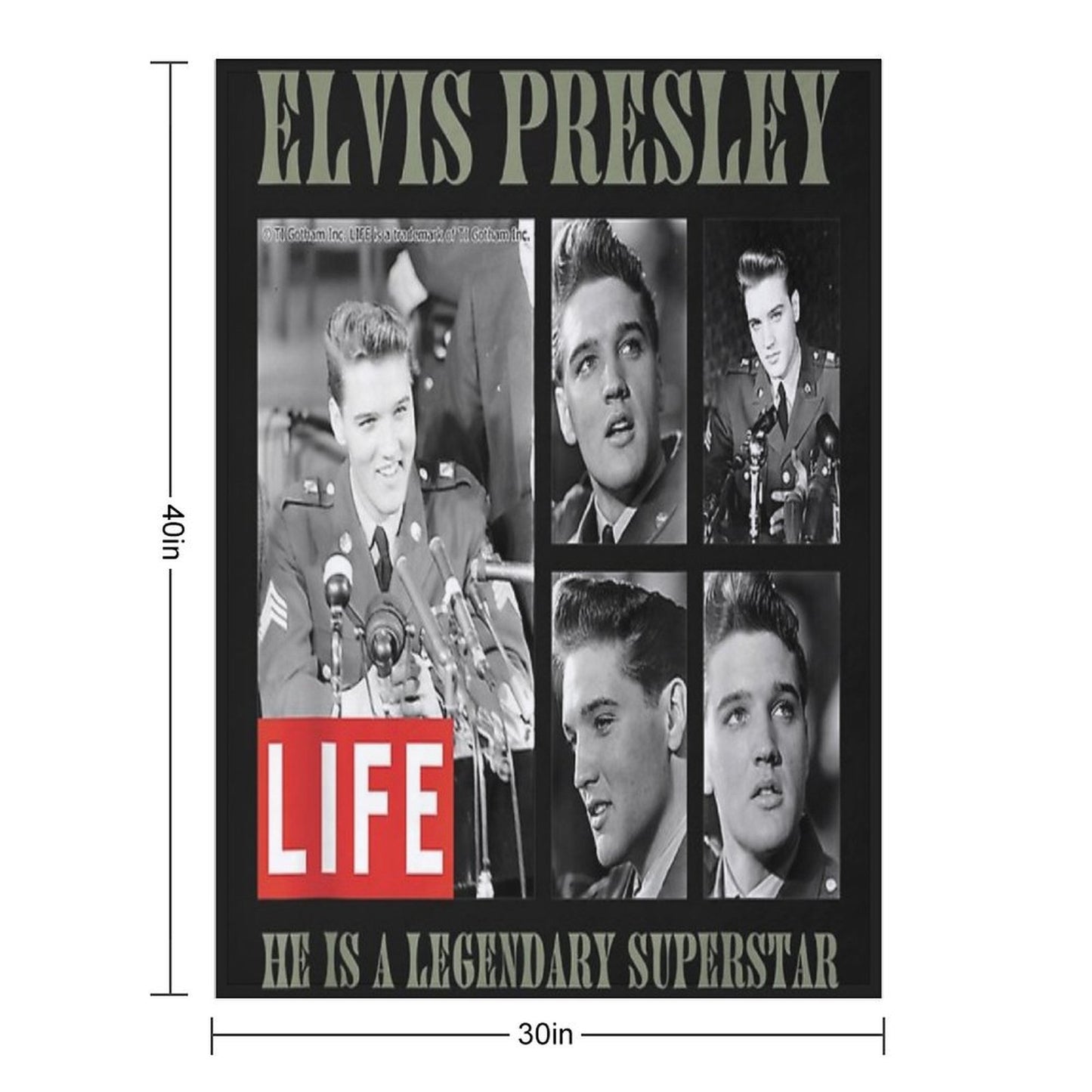 Vintage Picture Collection Travel-friendly Throw Blanket