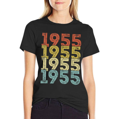 70 Year Old Birthday Vintage 1955 70th Birthday  Odor-resistant T-Shirt
