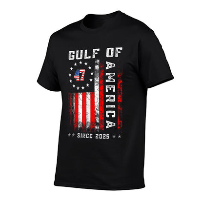 Gulf Of Usa America Funny Vintage Usa Flag Funny Moisture-wicking T-Shirt