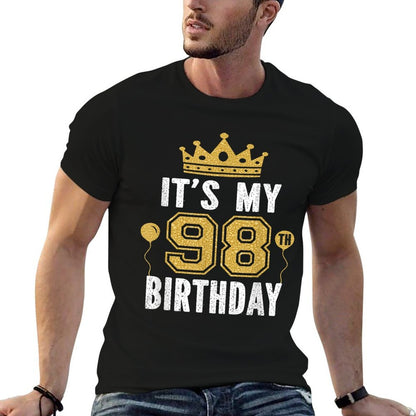 It's My 98th Birthday Gift For 98 Years Old Man And Woman  Quick-drying T-Shirt