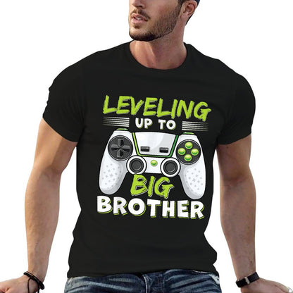 Leveling Up to Big Brother Oversized Silhouette T-Shirt