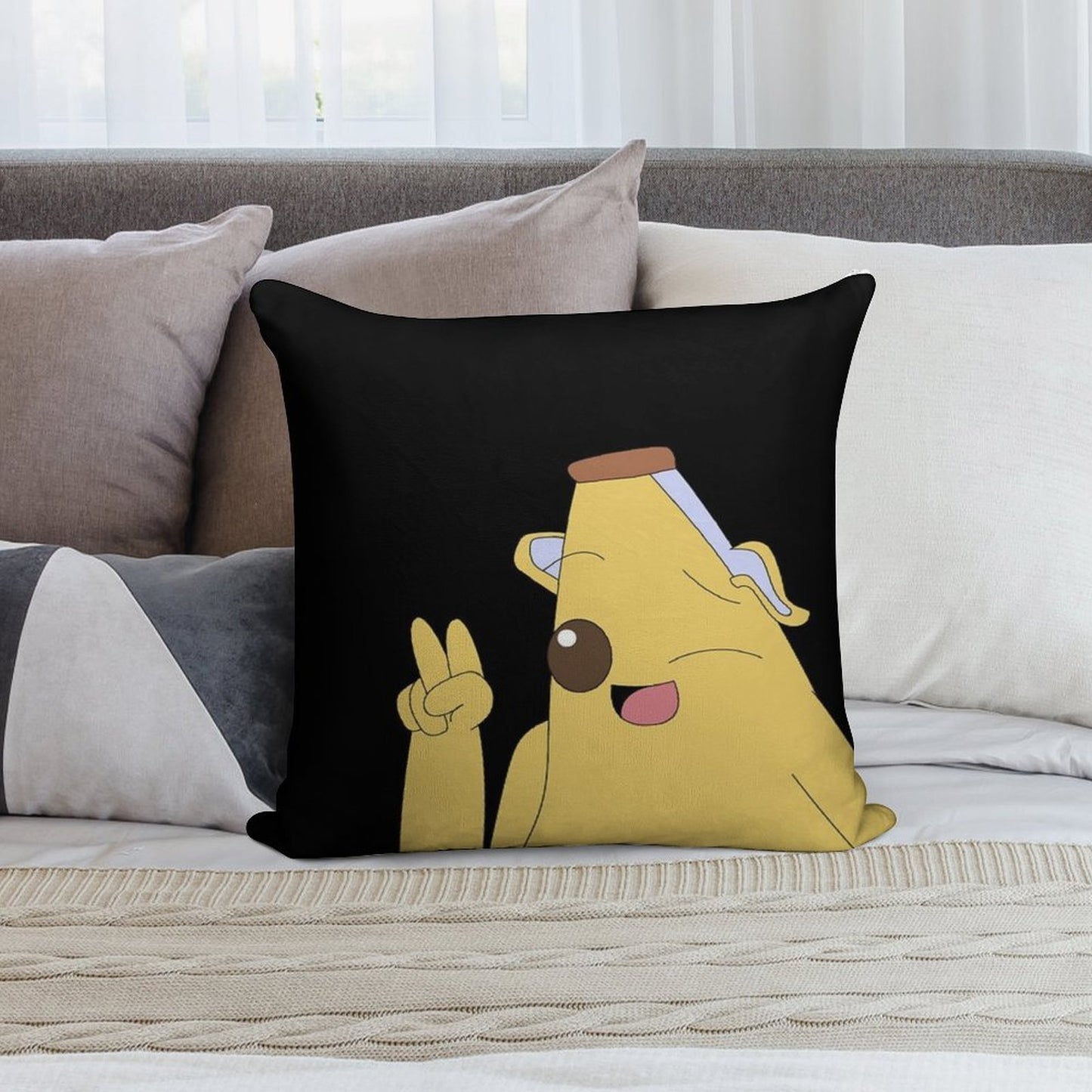 Peely Soft Warmth Comfort Throw Pillow