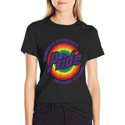 Resist Trump Remove Stubborn Orange Stains Pride Month LGBTQ Soft T-Shirt