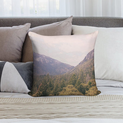 Yosemite Forest Soft High-Density Material Throw Pillow