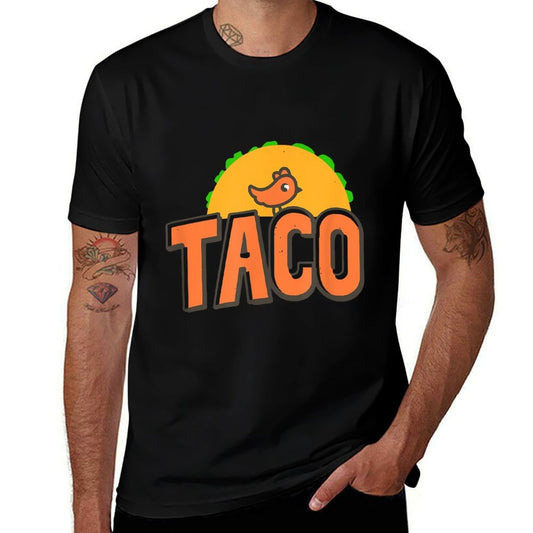 TACO Trump Logo Trump Always Chickens Out Trump Chicken Taco  Oversized Silhouette T-Shirt