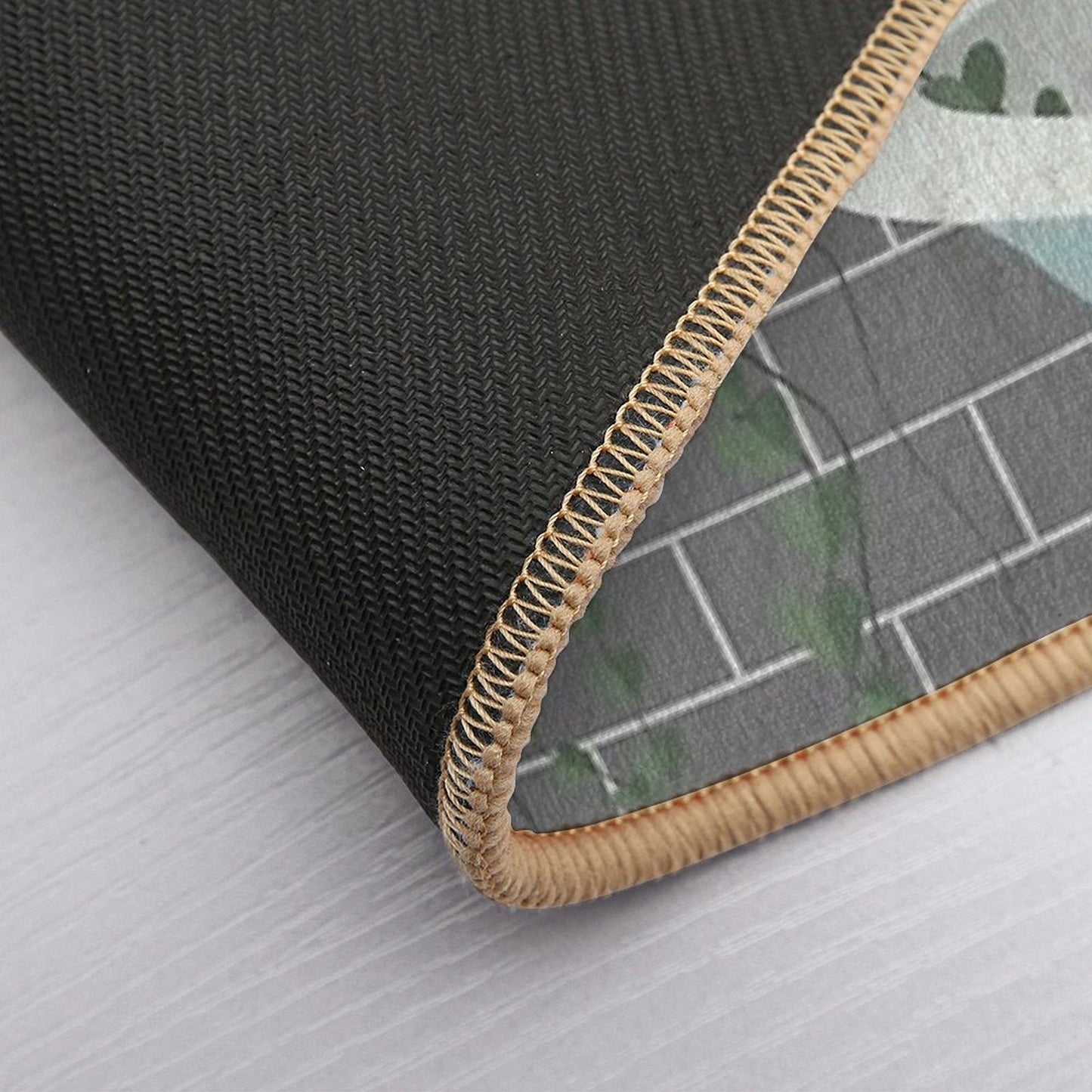 Minimalist Bathroom  Fade-Resistant Bath Mat